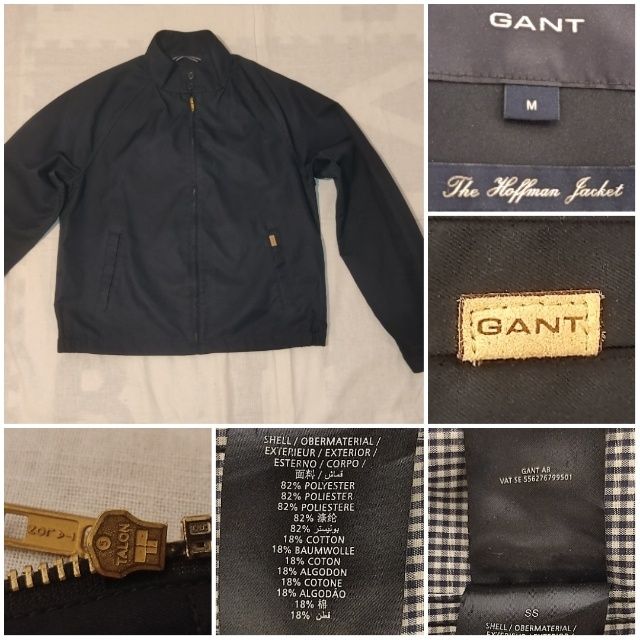 Geaca Gant The Hoffman Jacket M bărbat light navy blue subțire primava