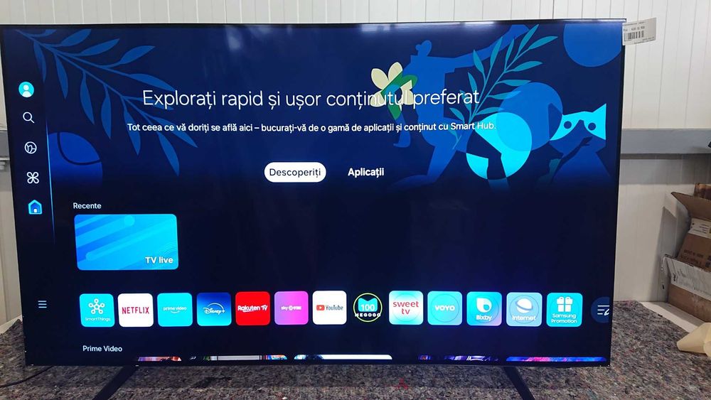 Televizor SAMSUNG OLED 55S85D, 138 cm, Smart, 4K Ultra HD, 100 Hz