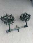 Arici plug prasitoare cultivator cartofi, pamant lutos