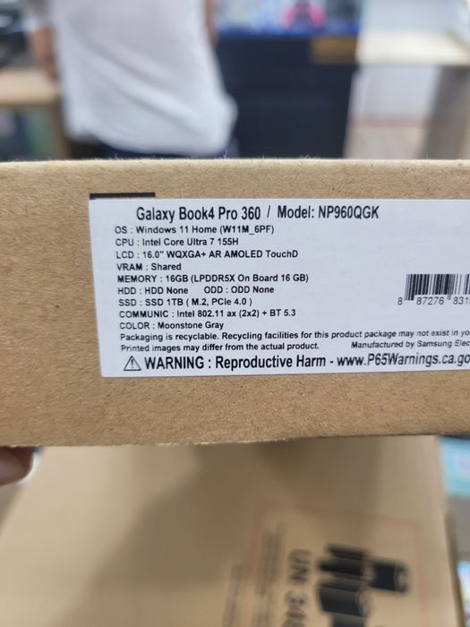 Samsung Galaxy Book4 Pro 360 16" (USA)