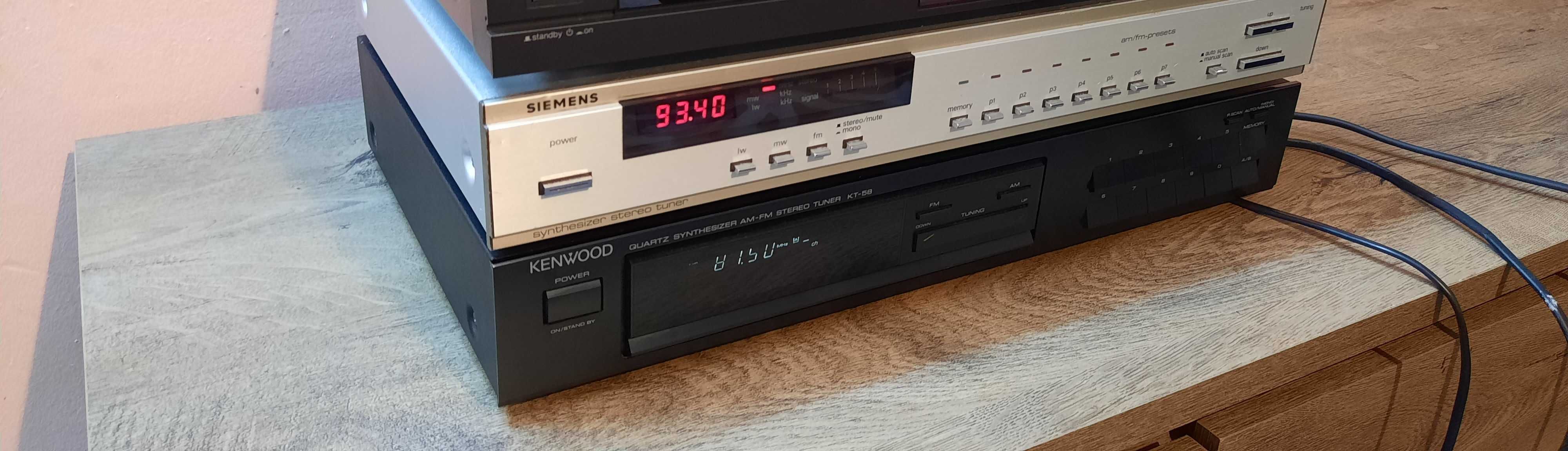 Muzica la tuner radio Kenwood KT-58 si Siemens RH-300