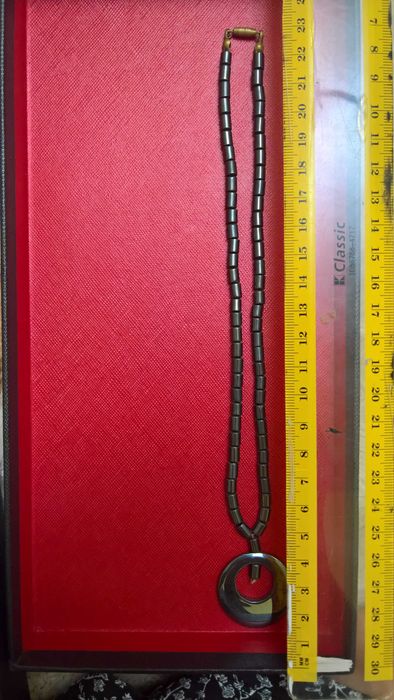 Colier piatra naturala hematit