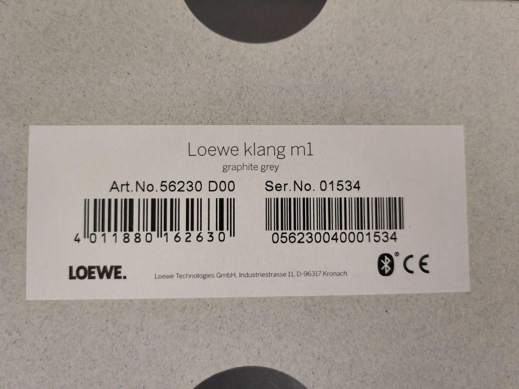Loewe klang m1 Silver преносима Bluetooth тонколонка