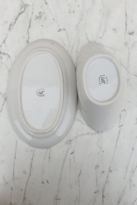 Set sosieră cu platou – porțelan fin de colecție, Bulgaria
