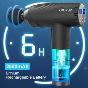 Pistol de masaj EKUPUZ EM30 cu 30 de nivele,6 capete,sigilat