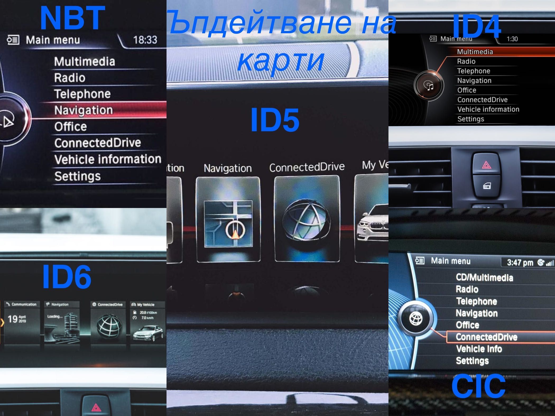 Обновяване на гпс карти бмв дистанционно