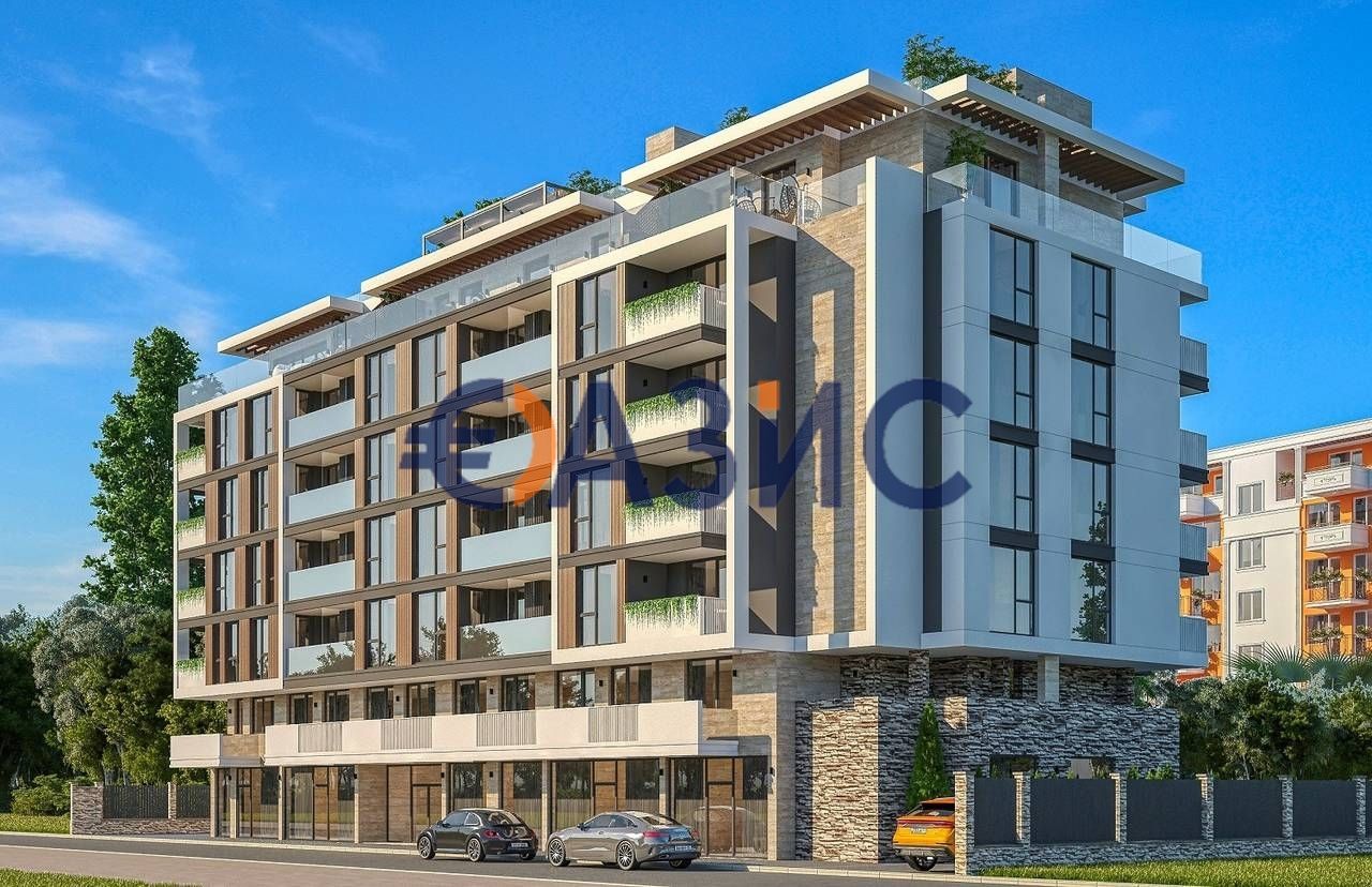 2-стаен апартамент на 4-ти етаж в нов луксозен комплекс Вог, Слънчев