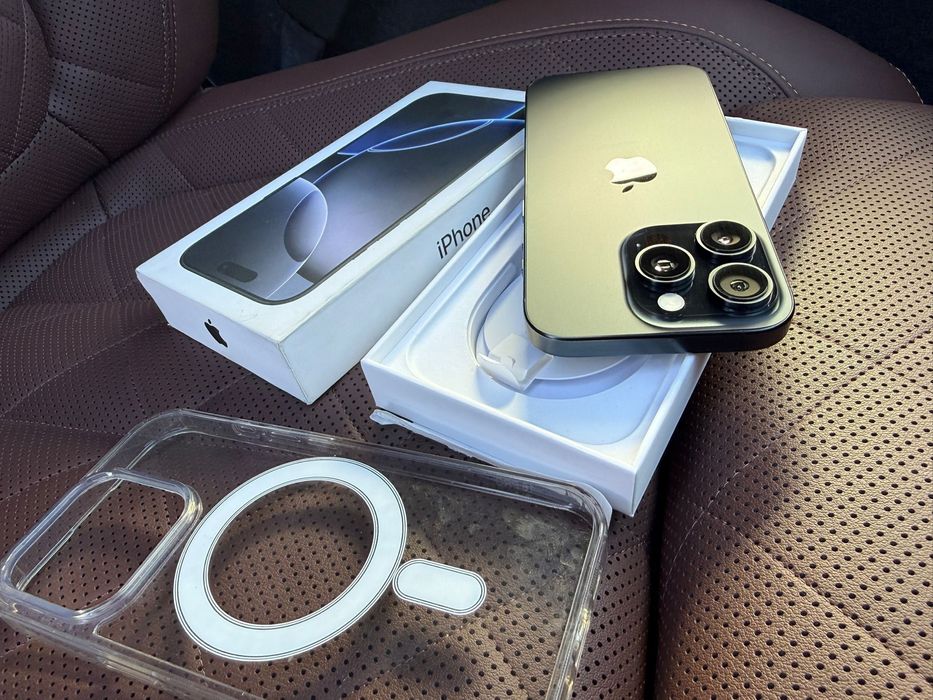 Iphone 16 Pro Black Titanium Garantie 10/10 Neverlocked