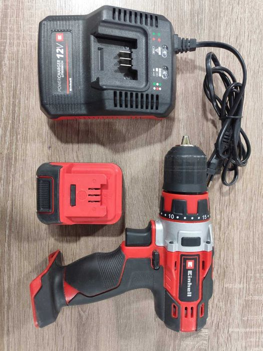 Einhell TE-CD 12/1 Li Акумулаторен винтоверт, 1x2.0Ah, 12V батерия