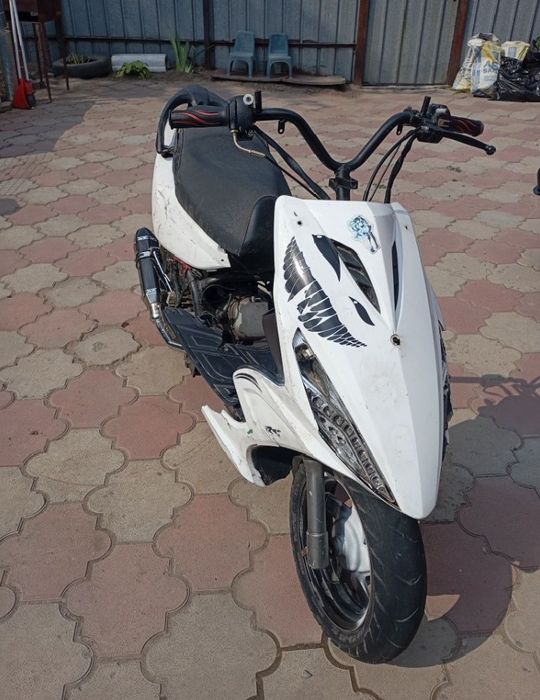 Скутер ангел, на ходу