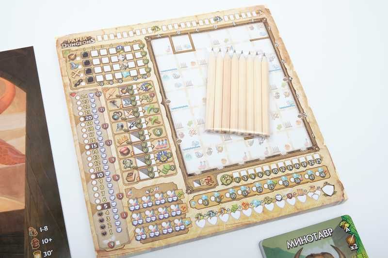 Настольная игра: Бумажные подземелья (Paper Dungeons) | Lavka Games