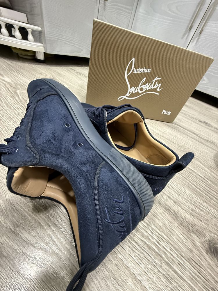 Кеды Louboutin navy blue