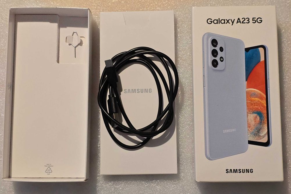 Samsung Galaxy A23 5G, 128GB, 4GB RAM, Светло син