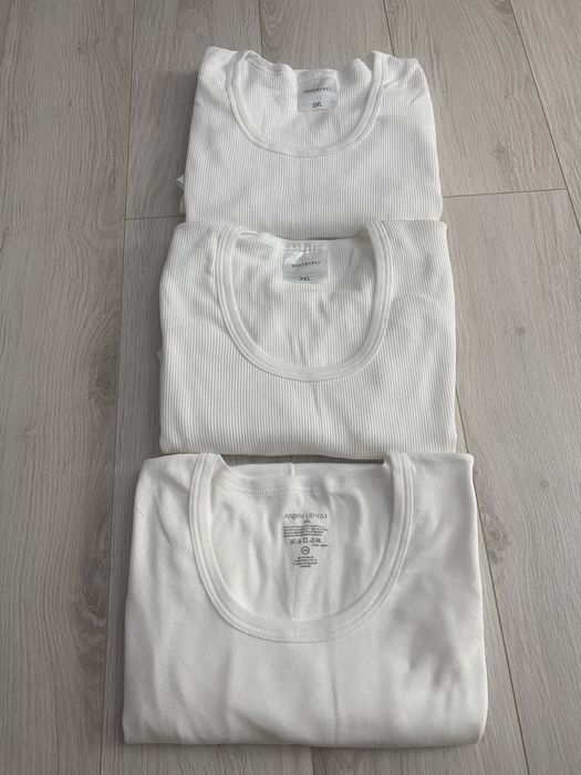 Set tricouri de corp barbati, bumbac XXXL, noi