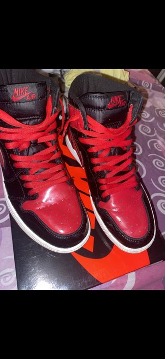 Adidași stil sport high-top roșu/negru – calitate premium