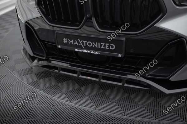 prelungire lip bara fata BMW X6 G06 2023- v4 Maxton Design