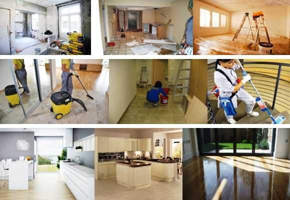 Почистване след строеж, саниране или строителен ремонт