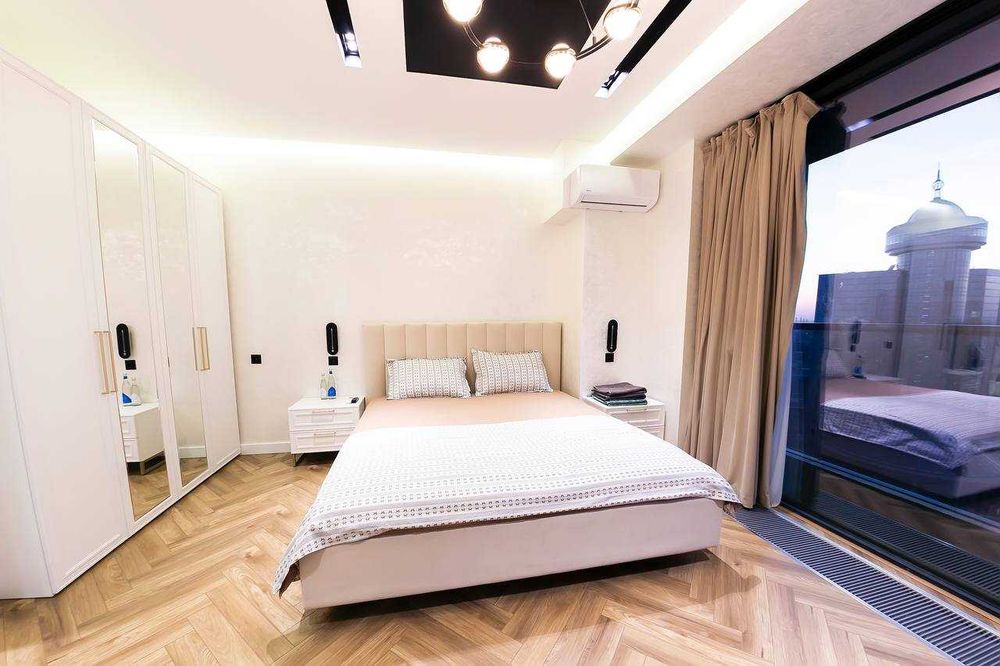 Современная квартира с панорамным видом на Tashkent City, NRG U Tower