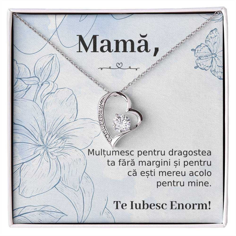 Cadou pentru Mama, Colier de Argint si Mesaj Emotionant