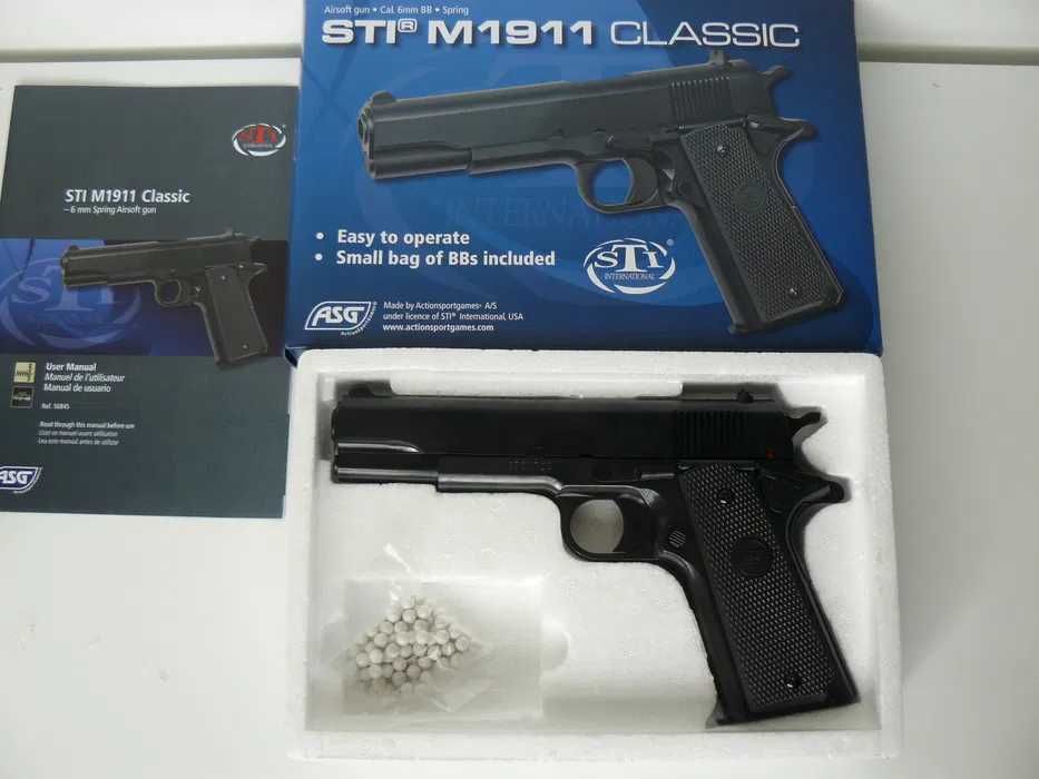 Pistol Airsoft Colt/Taurus M1911 Arc/Spring Slide METAL
