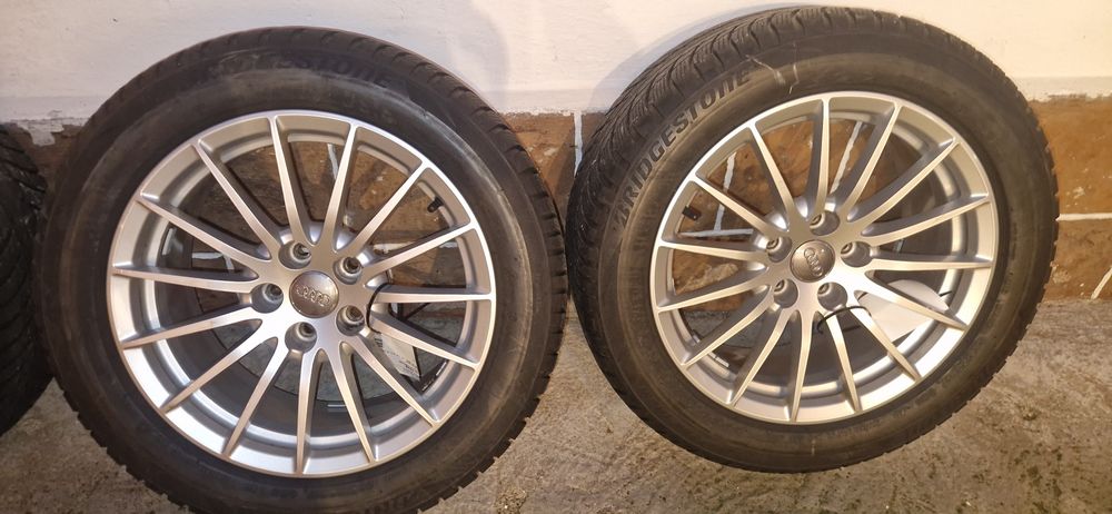Оригинални алуминиеви джанти 17" Ауди с гуми