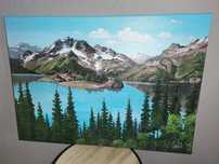 Pictura acrilice pe panza  70cm x 50cm