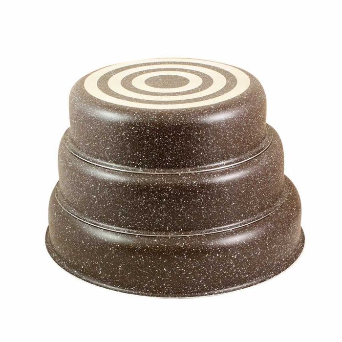 Комплект от 3 алуминиеви тави с незалепващо покритие