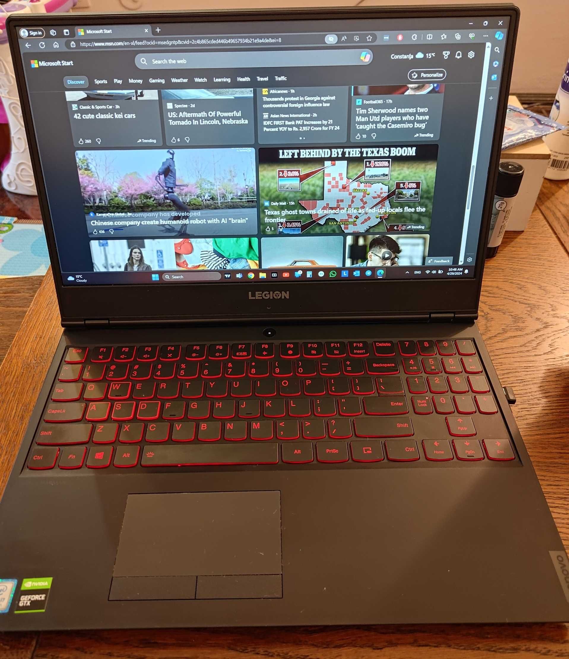 Laptop gaming Lenovo Legion Y7000, 1660Ti 6GB