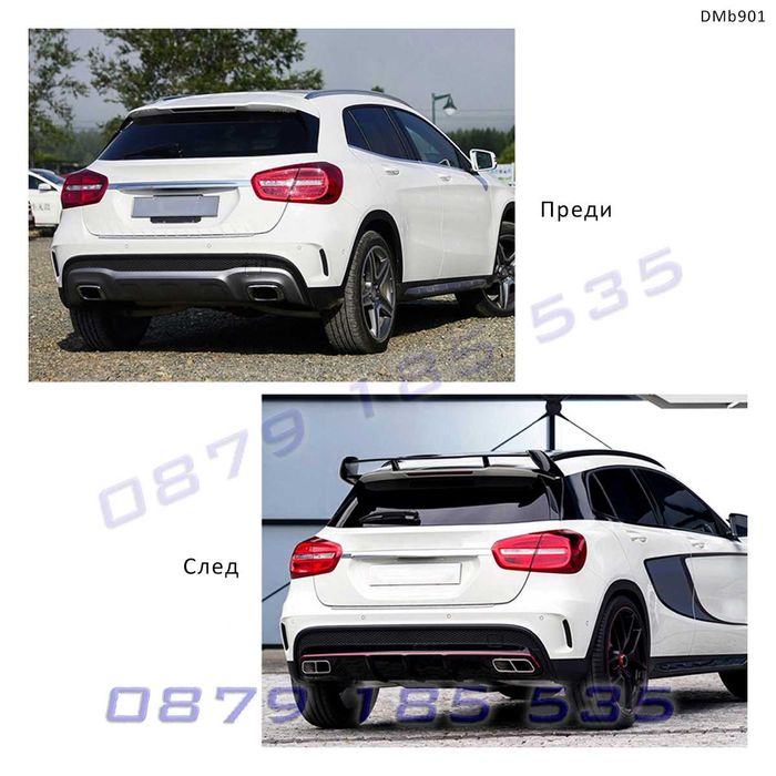 Заден тунинг спойлер крило AMG Mercedes GLA X156 GLA250 мерцедес гла