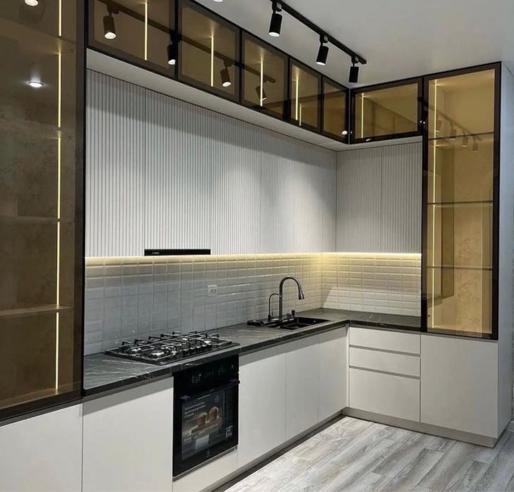 Кухня на Заказ Мебель Недорого Угловой Кухонный Гарнитур Шкаф