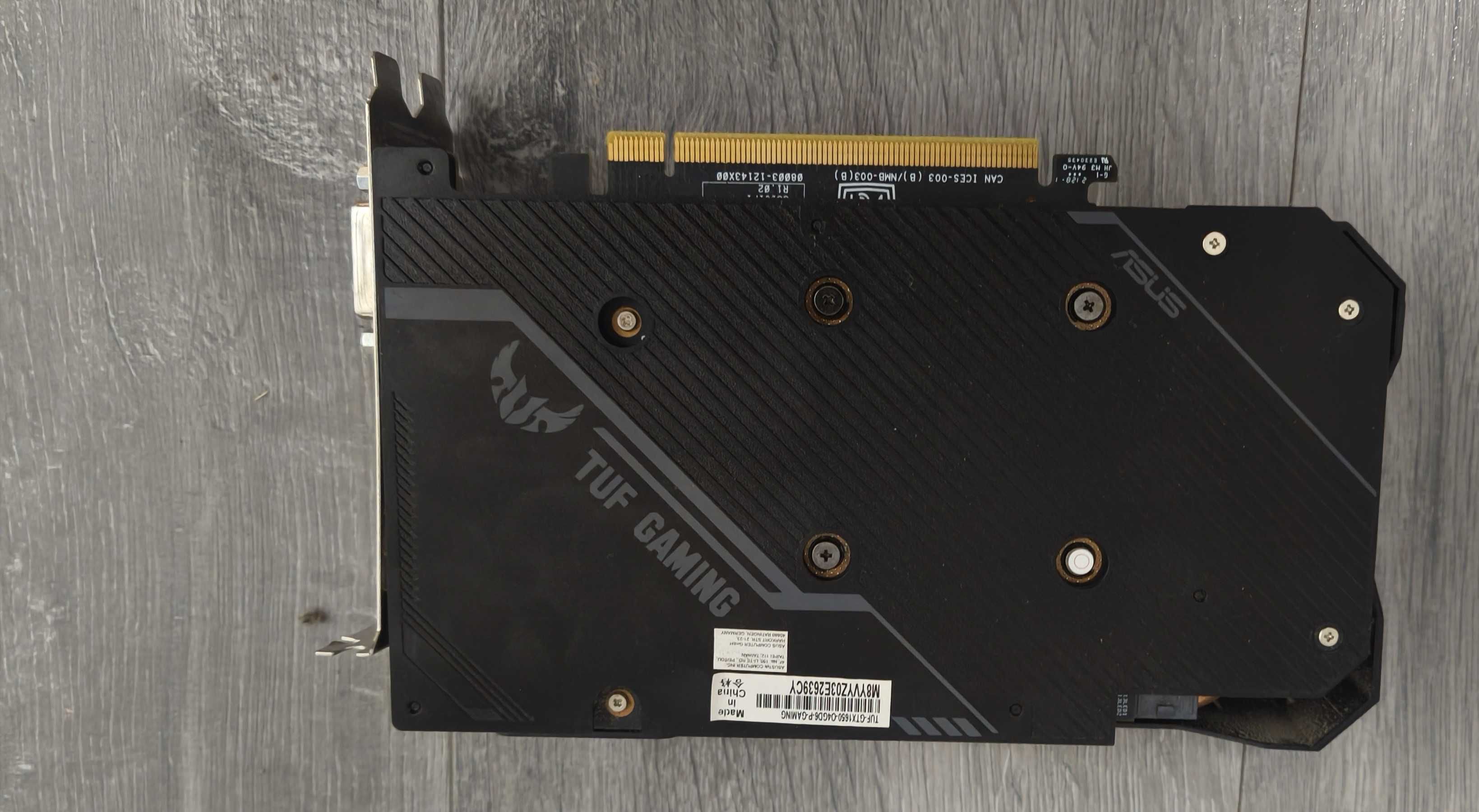 Placa video ASUS GeForce GTX 1650 TUF Gaming D6 O4G 4GB GDDR6 128-bit