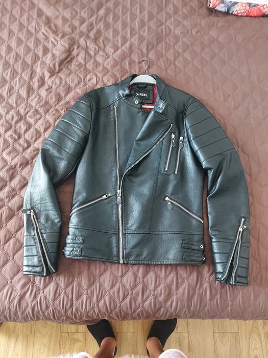 Geacă piele sintetică bărbați