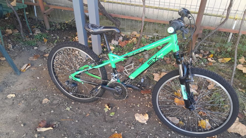 Bicicleta mtb copii (9-14 ani) Nakamura, 24 inchi, Aluminiu, 21 viteze