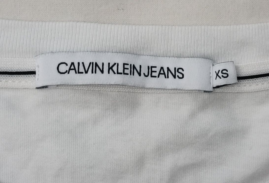 Calvin Klein Jeans Cropped Tee оригинална тениска XS памучна фланелка