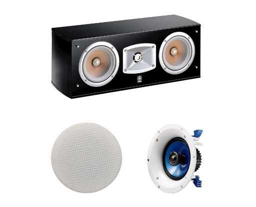 Boxa de centru Yamaha NS-C444 + difuzoare tavan/perete Yamaha NS-IC600