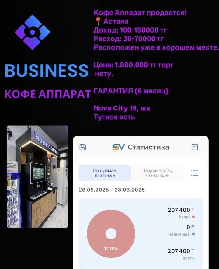 Продается кофе аппарат