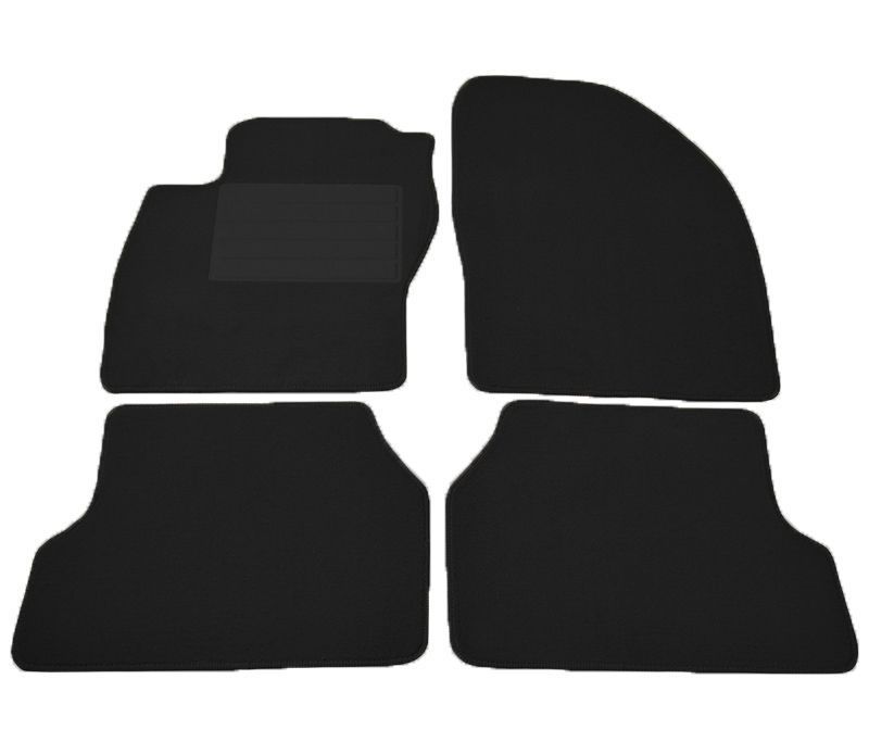 Covorase mocheta Ford Focus 2 pentru 3 5 usi si Combi 2/2005-2/2011 negru, set de 4 bucati