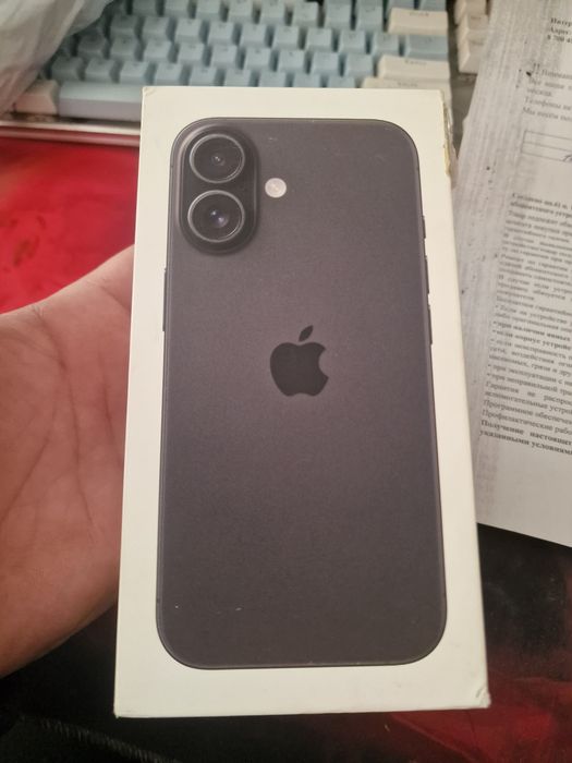 IPhone 16 128 black запечатанный