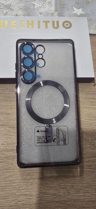 Комплект кейс и стъклен протектор за за Samsung Galaxy  S25 Ultra