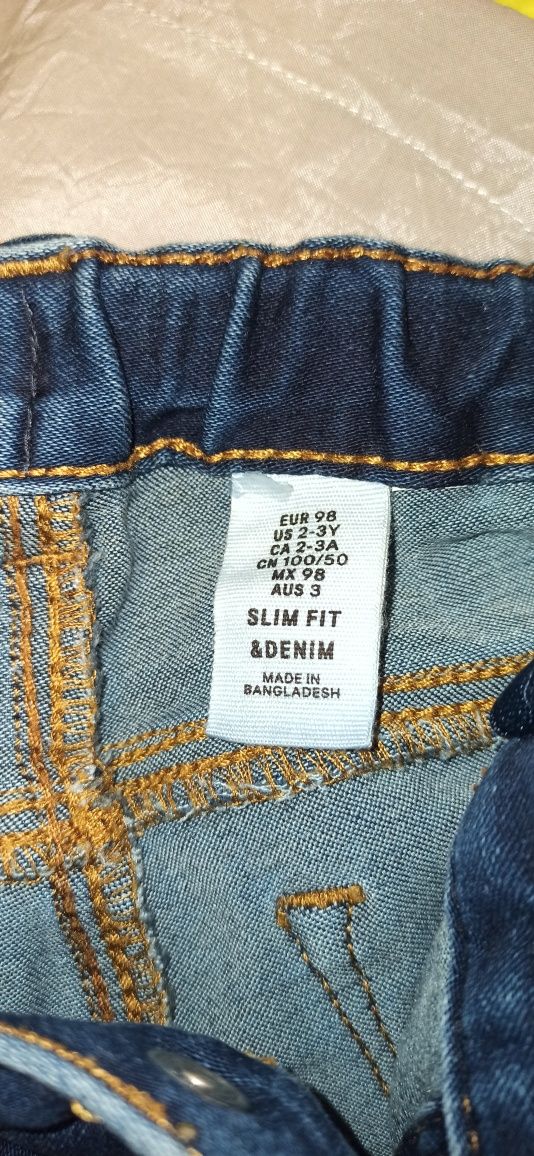 Blugi Denim, băieți,  măsură 98 cm