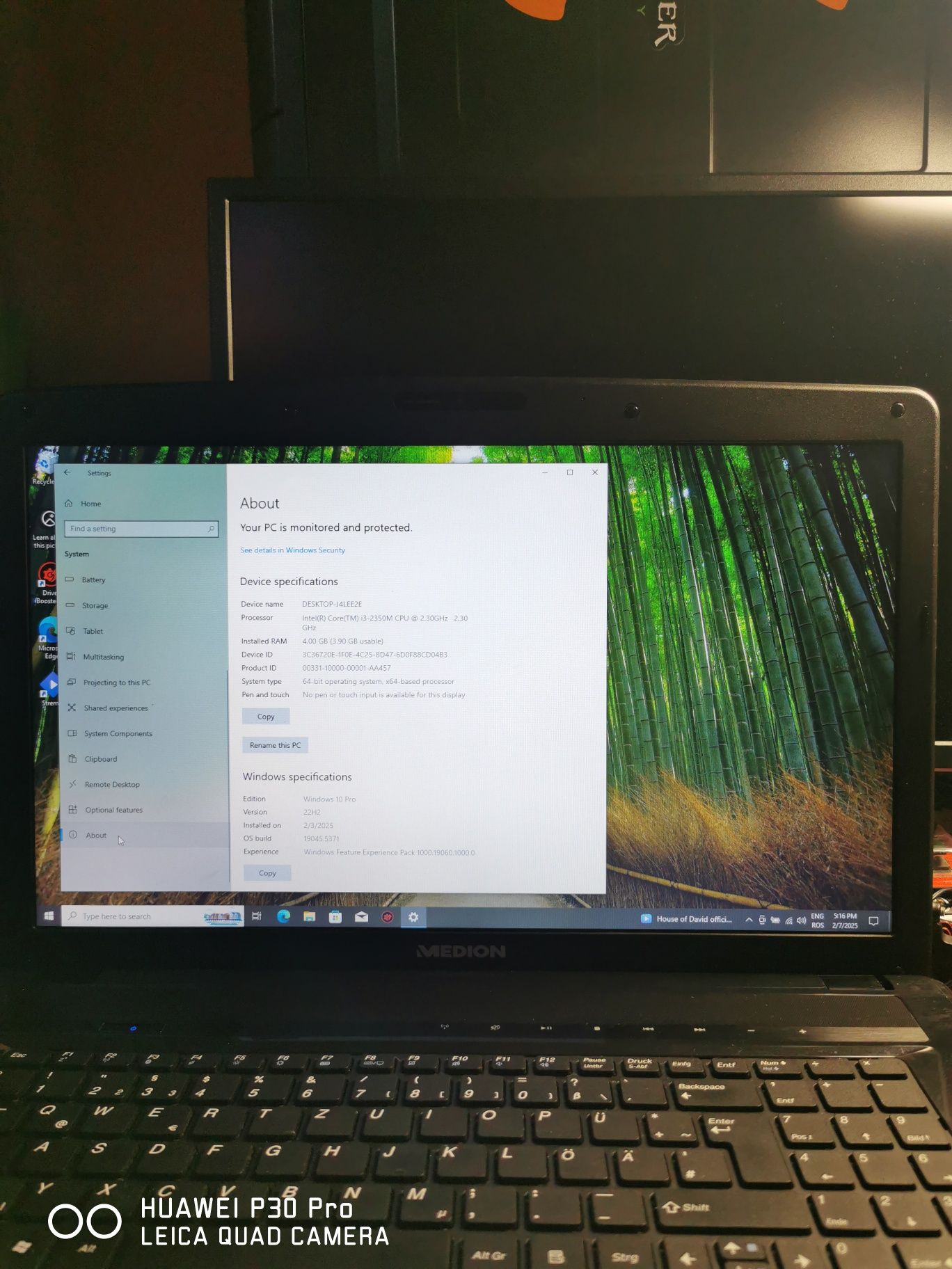 Laptop Medion Akoya 17.3"