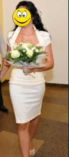 Rochie cununie civila cu Bolerou