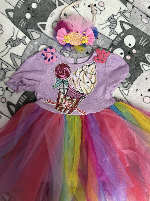 Продам платье  конфетки