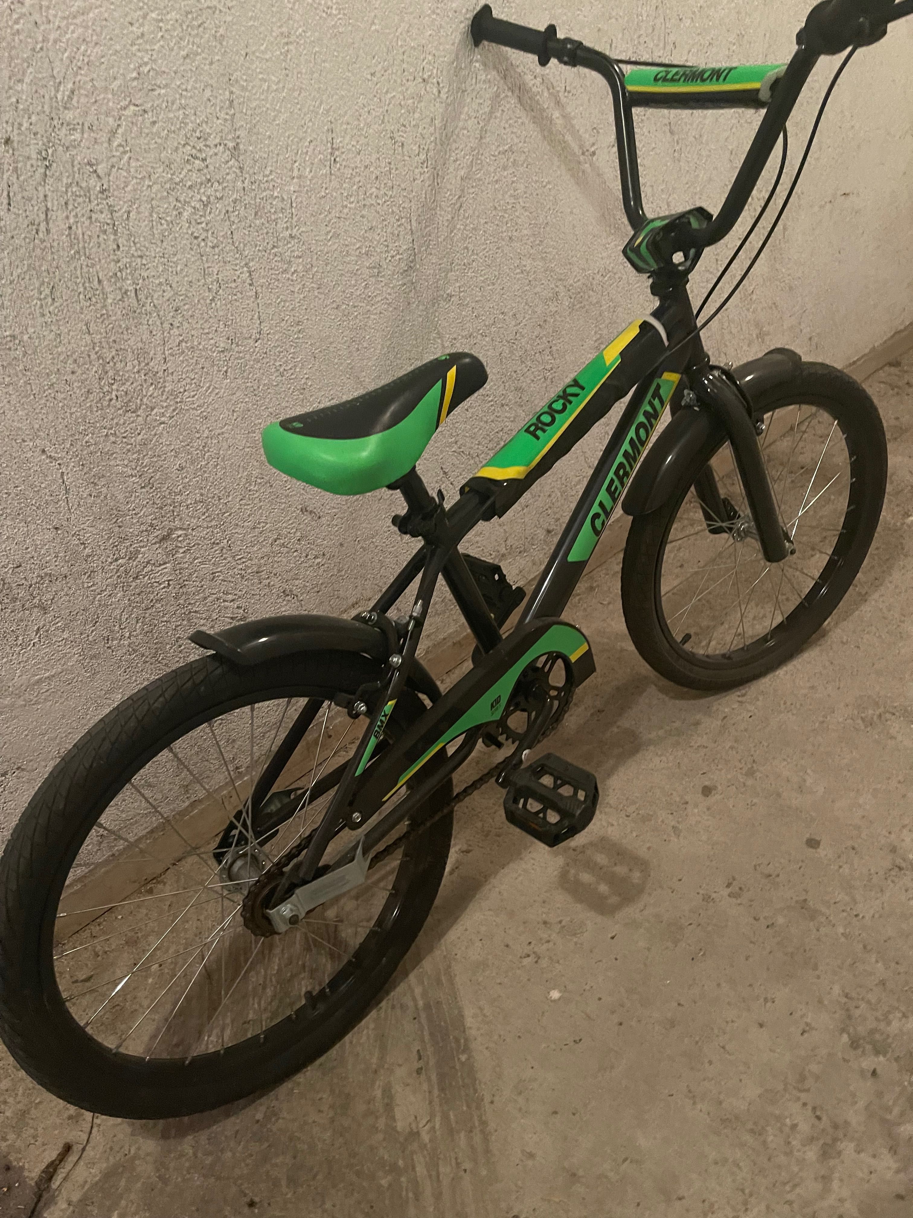 Детски велосипед Clermont Rocky 20" BMX,зелен