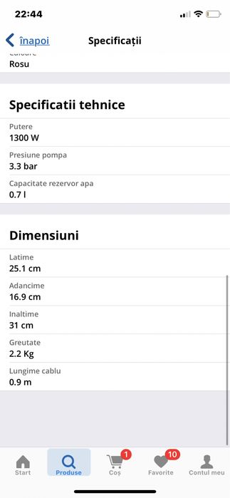 Espressor Bosch Tassimo Vivy II TAS1403, 1300w, 3.3 bar, 0.7l