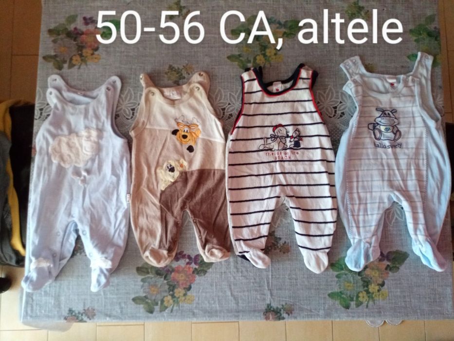 Lot 4 salopete CA și altele 50-56