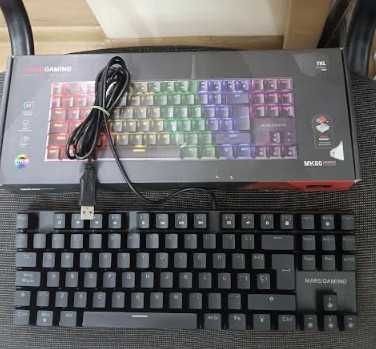 Механична клавиатура Mars Gaming MK80, геймърска