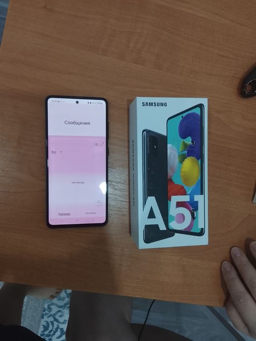 Samsung a51 темно-синий