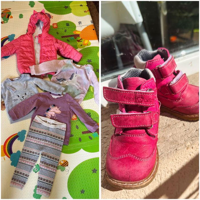 Детски дрехи за момиче Лот размер 80/86