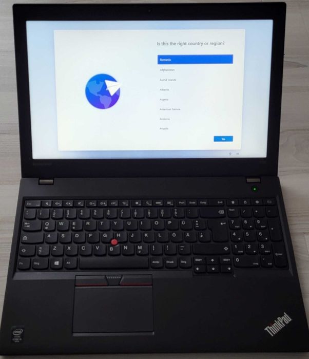 Vand laptop Lenovo, ThinkPad T550, i5-5300U, 15”,  8GB DDR3, 480GB SSD
